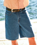 Volcom Billow Denim Shorts - Oliver Mid Blue front