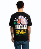 Hurley Worm Hurley Mens T-Shirt - Black