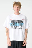 XLARGE Teach Peace Gorilla Fit Tee - White