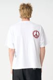 XLARGE Teach Peace Gorilla Fit Tee - White