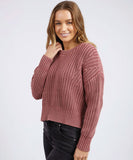 Foxwood Winnie Knit Crew - Apple Butter