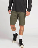 Volcom Solver Lite 5 Pocket Mens Short 19 - Army Green Combo