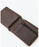 Rip Curl Ridge PU All Day Wallet - Brown/Tan