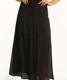 Sea Level Sunset Beach Skirt - Black