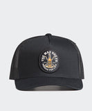 The Mad Hueys Hooked For Life Twill Trucker - Black