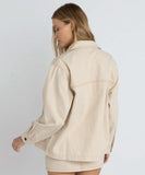Rhythm Willa Stripe Jacket - Sand