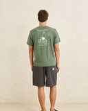 Rhythm Bike Wanderer SS T-Shirt - Seaweed