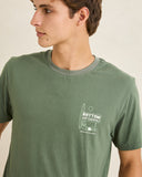 Rhythm Bike Wanderer SS T-Shirt - Seaweed