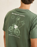 Rhythm Bike Wanderer SS T-Shirt - Seaweed
