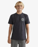 Billabong Groms Rotar Shoreline LF SS - Black Heather