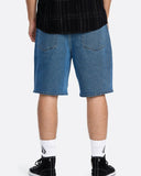 Volcom Billow Denim Short - Deep River Blues