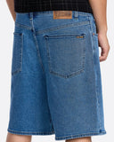Volcom Billow Denim Short - Deep River Blues