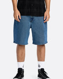 Volcom Billow Denim Short - Deep River Blues