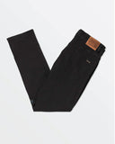 Volcom Men Solver Modern Fit Jeans - Black Out