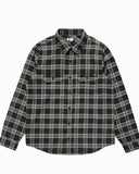 Salty Crew Fathom Check LS Shirt - Black