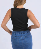 Foxwood Iris Tank - Black