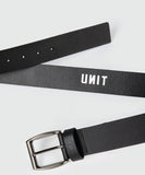 Unit Mens Belt - Fortitude Leather - Black
