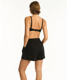 Sea Level Sunset Beach Short - Black