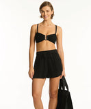 Sea Level Sunset Beach Short - Black