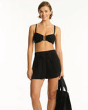 Sea Level Sunset Beach Short - Black