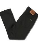Volcom Vorta Denim Slim Fit Jeans - Black/Black