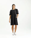 Home-Lee Ivy Dress - Black with Black X