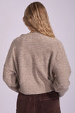 Rhythm Blanca Floral Crop Cardigan - Natural
