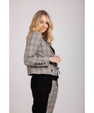 Mi Moso Contessa Blazer - Plaid