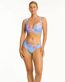 Sea Level Indochine Mid Bikini Pant - Light Blue
