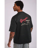 Wrangler Motel Boxcar Tee - Dark Slate