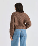 Wrangler Bonfire Cardigan - Nutmeg