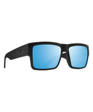 Spy Cyrus Matte Black Happy Lens Boost Polar Ice Blue Mirror Sunglasses