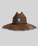 The Mad Hueys Port Side Ahoy Fkrs Straw Hat - Brown
