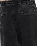 Volcom Boys Freazy Loose Denim Ew Short - Blackity Black