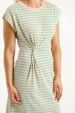 Homelee Aubrey Dress - Candy Apple Stripes