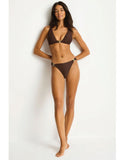 Sea Level Luminara Chain Link Bikini Pant - Cocoa