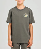 The Mad Hueys Stay Frothing Youth SS Tee - Charcoal
