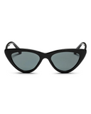 CHPO Brand Amy Sunglasses in Black front view showing the elegant oversized frame profile and premium sun-shielding Black lenses, sold by Point Break Cambridge local family surf shop at 63 Duke street.