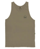 Vissla Work Day Organic Blend Tanker - Dark Earth