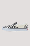 Vans Classic Slip On Shoes - Black / White Checker