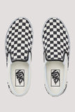 Vans Classic Slip On Shoes - Black / White Checker