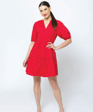 Seeking Lola Courageous Mini Dress - Ruby