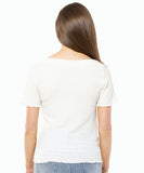 Seeking Lola Maisie Top - Crisp White
