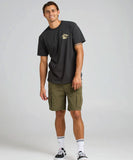 The Mad Hueys Crocn A Coldie SS Tee - Vintage Black