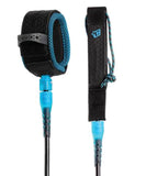Creatures Of Leisure Reliance Pro 7 Leash - Black Cyan 7Ft