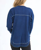 Foxwood Daily Crew - Denim Wash