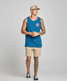 The Mad Hueys H Series Tank - Dark Cobalt