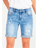 Junkfood Della Shorts - Blue