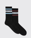 Dickies Genola Unisex Socks - Black/Tibetan Red