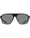 Dragon McTwist Sunglasses in Black front view showing the elegant round injection moulded lifestyle frame layout and premium colour optimising LUMALENS Smoke lenses, sold by Point Break Cambridge local family surf shop at 63 Duke street.